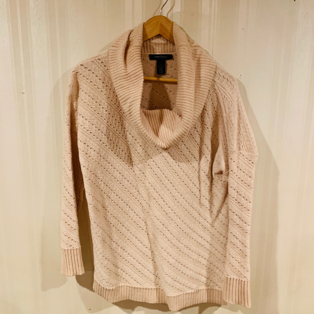 👾 White | Black House Market Small Cream Sweater
